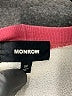 Monrow Color Block Ivory Sweatshirt Size M - photo 7