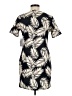 Missguided Tropical Ivory Casual Dress Size M - photo 2