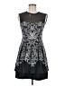 Nanette Lepore Graphic Gray Cocktail Dress Size 6 - photo 1