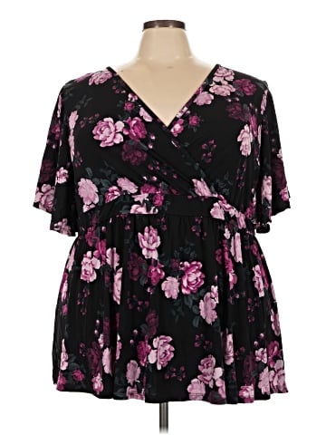 Torrid Short Sleeve Blouse (view 1)