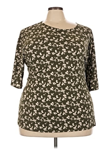 Molly & Isadora 3/4 Sleeve Top (view 1)