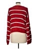 Double Zero 100% Polyester Stripes Red Pullover Sweater Size L - photo 2