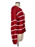 Double Zero 100% Polyester Stripes Red Pullover Sweater Size L - photo 4