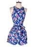 Yumi Kim 100% Polyester Floral Blue Romper Size XS - photo 1