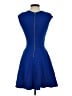 Bar III Solid Blue Cocktail Dress Size S - photo 2