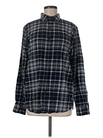 St. John's Bay Long Sleeve Button-Down Shirt (view 1)