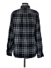 St. John's Bay 100% Cotton Plaid Blue Long Sleeve Button-Down Shirt Size M - photo 2