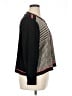 MING WANG Houndstooth Black Jacket Size 1X - photo 4