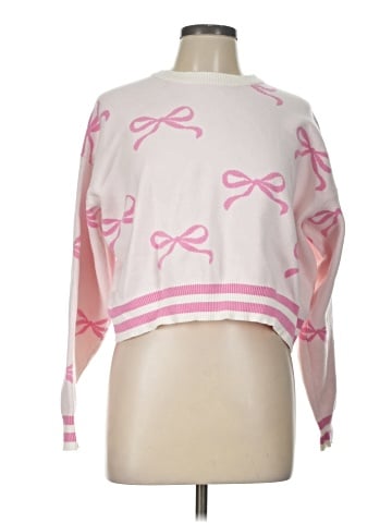 Orange Kiss Pullover Sweater (view 1)