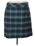 Talbots Plaid Teal Formal Skirt Size 10 Petite - photo 1