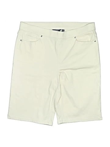 Isaac Mizrahi LIVE! Khaki Shorts (view 1)