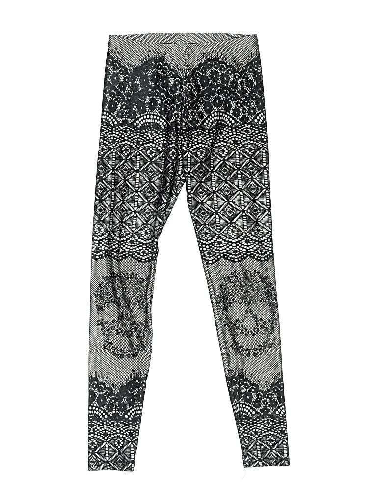 Pre-owned Terez Kids' Leggings In Gray
