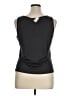 Talbots 100% Silk Black Sleeveless T-Shirt Size XL - photo 2