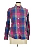 XXI Plaid Purple Long Sleeve Button-Down Shirt Size M - photo 1