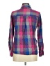 XXI Plaid Purple Long Sleeve Button-Down Shirt Size M - photo 2