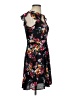 Express 100% Polyester Floral Black Cocktail Dress Size 2 - photo 4