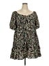 Nine West Animal Print Black Casual Dress Size XXL - photo 1