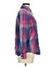 XXI Plaid Purple Long Sleeve Button-Down Shirt Size M - photo 4