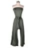 Almost Famous Solid Green Jumpsuit Size S - photo 1