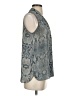 Noir 100% Polyester Blue Sleeveless Blouse Size S - photo 4