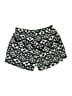 Faded Glory Print Black Shorts Size 10 - photo 2