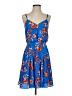 CeCe 100% Polyester Tropical Blue Casual Dress Size 0 - photo 1