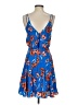 CeCe 100% Polyester Tropical Blue Casual Dress Size 0 - photo 2
