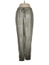 Bishop + Young Metallic Silver Casual Pants Size S - photo 1