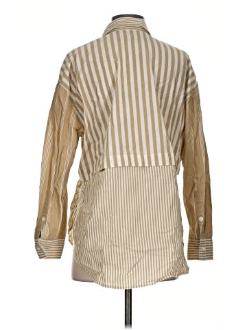 Madewell Modular Oversized Button-Up Shirt in Mixed Stripe (view 2)