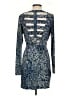 BCBGeneration Print Blue Cocktail Dress Size S - photo 2