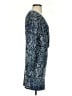 BCBGeneration Print Blue Cocktail Dress Size S - photo 4