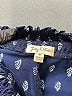 Lily White 100% Polyester Print Blue Shorts Size M - photo 3