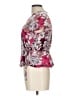 Ellen Tracy Floral Pink Short Sleeve Blouse Size L - photo 5