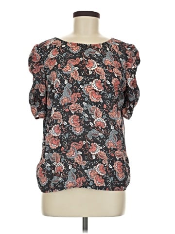 Ann Taylor LOFT Outlet Short Sleeve Blouse (view 1)