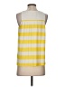Maeve 100% Polyester Yellow Sleeveless Top Size 4 - photo 2