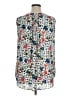 Chelsea & Theodore 100% Polyester Floral Ivory Sleeveless Blouse Size XL - photo 2
