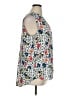 Chelsea & Theodore 100% Polyester Floral Ivory Sleeveless Blouse Size XL - photo 4