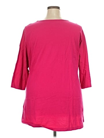 Ulla Popken 3/4 Sleeve Blouse (view 2)