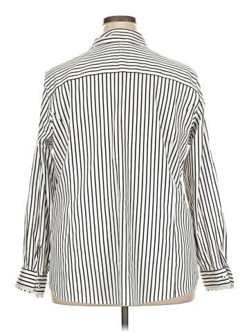 Foxcroft Long Sleeve Button-Down Shirt (view 2)