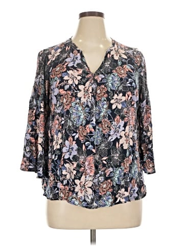 mark. 3/4 Sleeve Blouse (view 1)