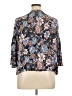 mark. 100% Viscose Floral Blue 3/4 Sleeve Blouse Size 1X - photo 2