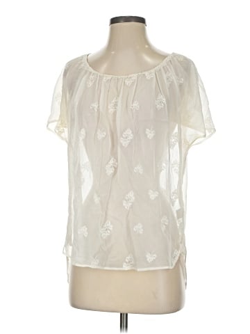 Zoa Short Sleeve Silk Top (view 1)