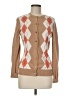 Izod Golf 100% Cotton Argyle Tan Cardigan Size M - photo 1