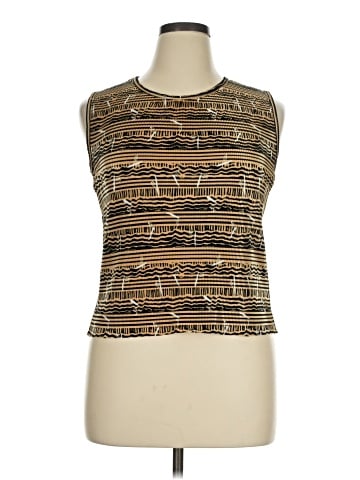 Plisse Sleeveless Top (view 1)