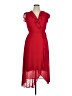 Monteau 100% Polyester Red Cocktail Dress Size XL - photo 1