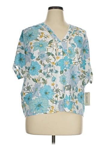 Philosophy Republic Clothing Short Sleeve Blouse (view 1)