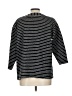 Weekends by Chico's Stripes Black Pullover Sweater Size Lg (2) - photo 2