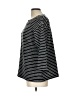 Weekends by Chico's Stripes Black Pullover Sweater Size Lg (2) - photo 5