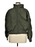 Athleta 100% Polyester Solid Green Windbreaker Size XL - photo 1