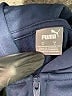 Puma 100% Polyester Blue Zip Up Hoodie Size 6 - photo 3